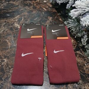 2 Pairs Nike Park IV Cushioned Reduce Slipping Soccer Socks Size Med Unisex
